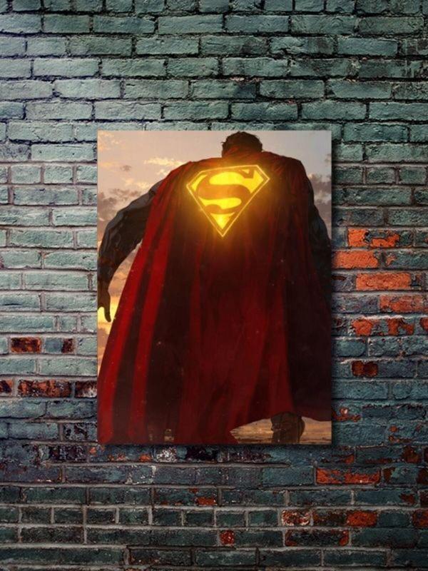 Znc Superman - Ds Comics - Film & Dizi Posterleri, Özel Tasarım Kağıt Poster, Duvar Sanatı - Image 1