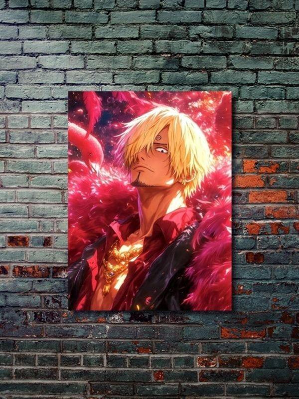 Znc Sanji - One Piece - Anime & Manga Posterleri, Özel Tasarım Kağıt Poster - Image 1
