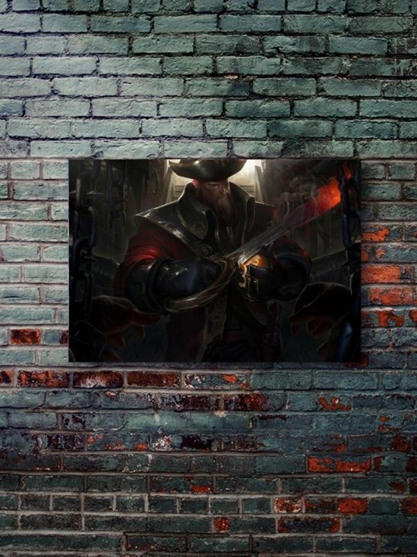 Znc Gangplank - Oyun Posterleri, Özel Tasarım Kağıt Poster - Image 1