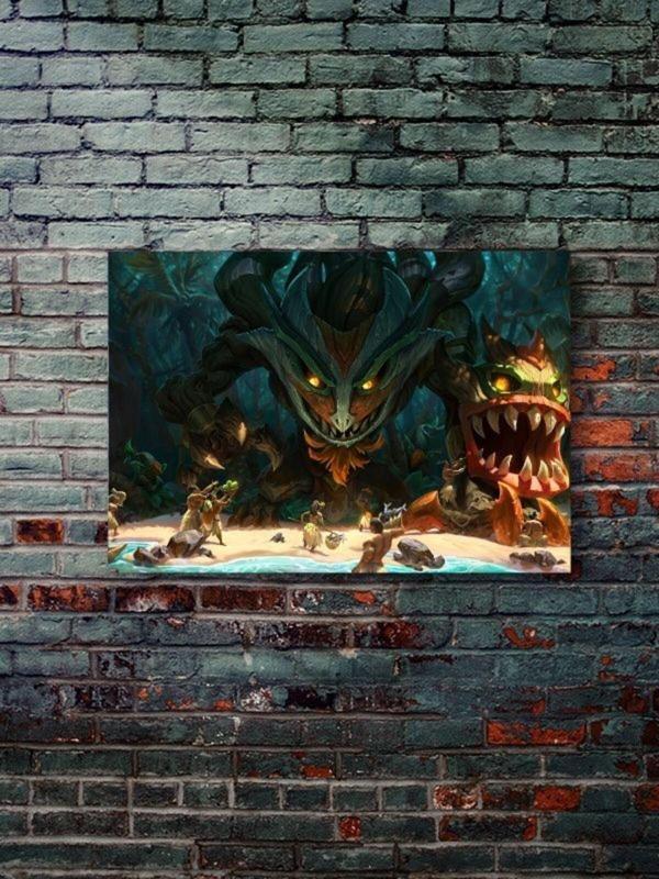 Znc Maokai - League Of Legends - Oyun Posterleri, Özel Tasarım Kağıt Poster - Image 1