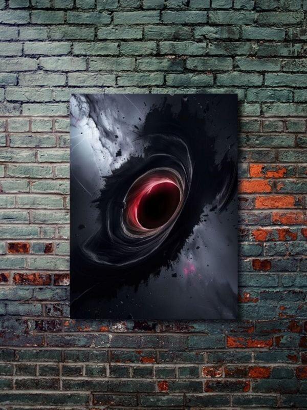 Znc Uzay Teması Özel Tasarım Kağıt Poster, Eşsiz Tasarım Tarih, Mitoloji, Karakter Posterleri, - Image 1