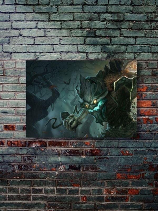Znc Maokai - League Of Legends - Oyun Posterleri, Özel Tasarım Kağıt Poster - Image 1