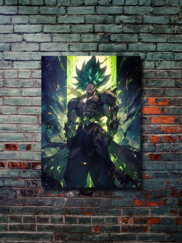 Znc Broly, Dragon Ball, Özel Tasarım Kağıt Poster, Duvar Sanatı - Image 1
