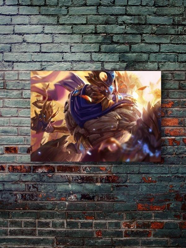 Znc Maokai - League Of Legends - Oyun Posterleri, Özel Tasarım Kağıt Poster - Image 1