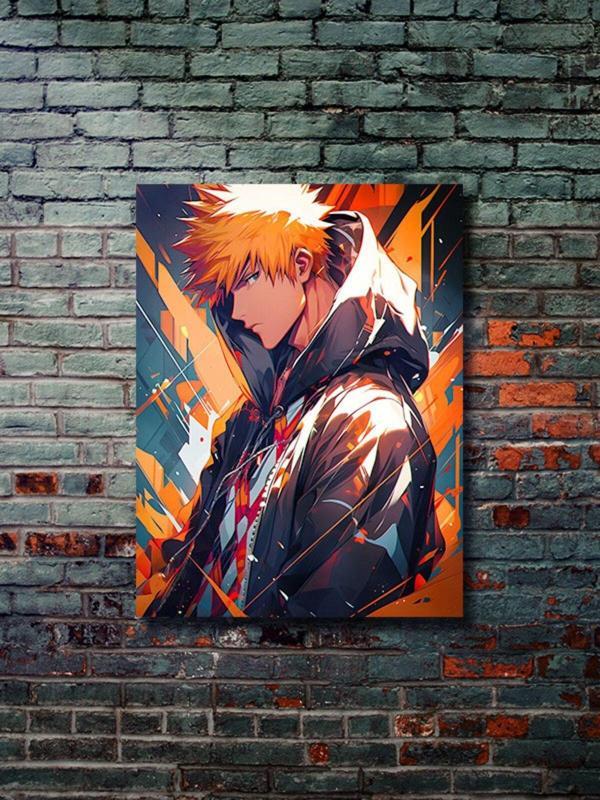 Znc İchigo, Bleach, Özel Tasarım Kağıt Poster, Duvar Sanatı - Image 1