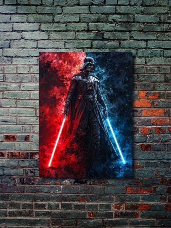 Znc Darth Vader - Starwars - Film & Dizi Posterleri, Özel Tasarım Kağıt Poster, Duvar Sanatı - Image 1