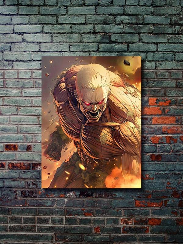 Znc Reiner - Attack On Titan - Anime & Manga Posterleri, Özel Tasarım Kağıt Poster, Duvar Sanatı - Image 1
