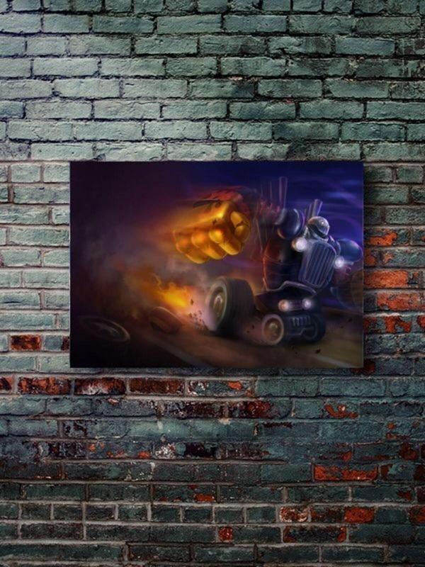 Znc Blitzcrank - Oyun Posterleri, Özel Tasarım Kağıt Poster - Image 1