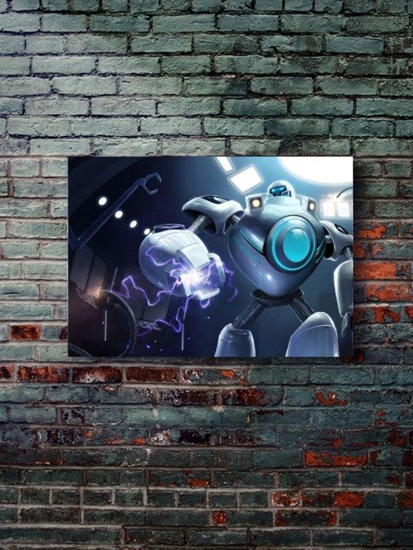 Znc Blitzcrank - Oyun Posterleri, Özel Tasarım Kağıt Poster - Image 1