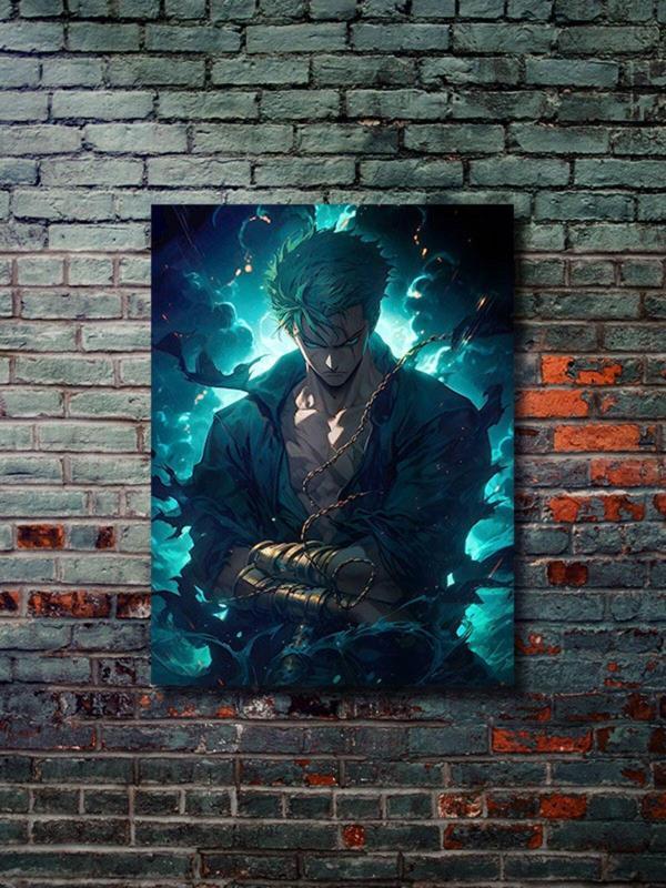 Znc Zoro, One Piece, Özel Tasarım Kağıt Poster, Duvar Sanatı - Image 1