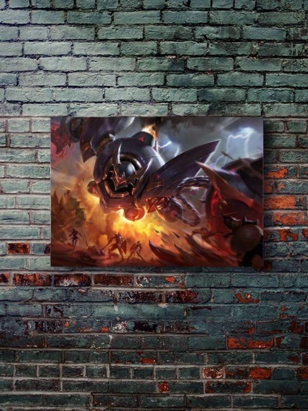 Znc Blitzcrank - Oyun Posterleri, Özel Tasarım Kağıt Poster - Image 1