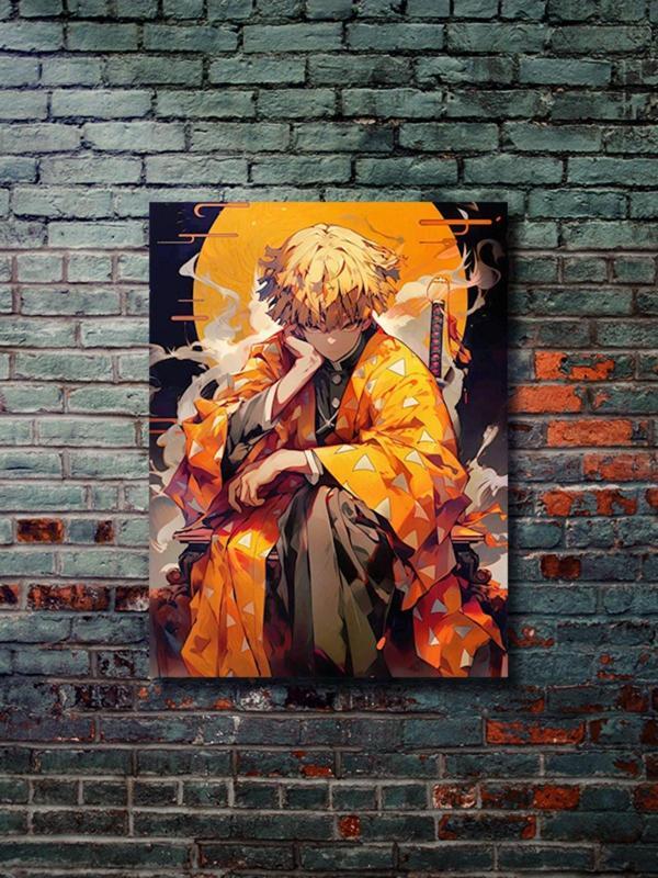 Znc Zenitsu - Demon Slayer - Anime & Manga Posterleri, Özel Tasarım Kağıt Poster, Duvar Sanatı - Image 1