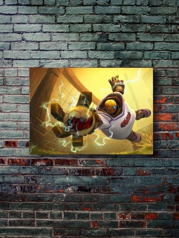 Znc Blitzcrank - Oyun Posterleri, Özel Tasarım Kağıt Poster - Image 1