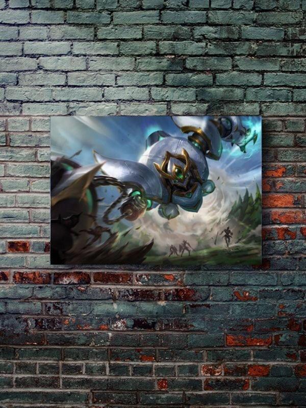 Znc Blitzcrank - Oyun Posterleri, Özel Tasarım Kağıt Poster - Image 1