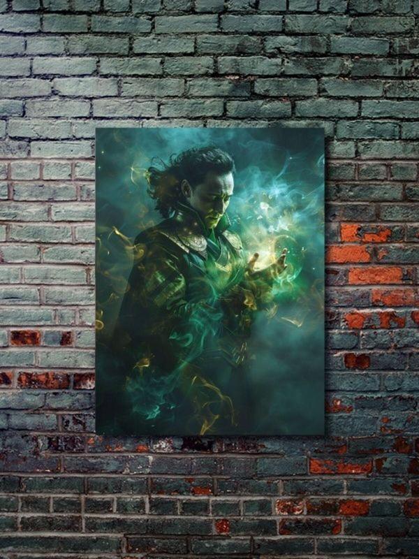 Znc Loki - Marvel - Film & Dizi Posterleri, Özel Tasarım Kağıt Poster, Duvar Sanatı - Image 1