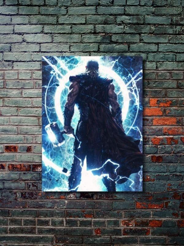 Znc Thor - Marvel - Film & Dizi Posterleri, Özel Tasarım Kağıt Poster, Duvar Sanatı - Image 1