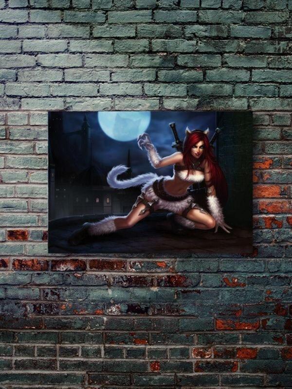 Znc Katarina - Oyun Posterleri, Özel Tasarım Kağıt Poster - Image 1