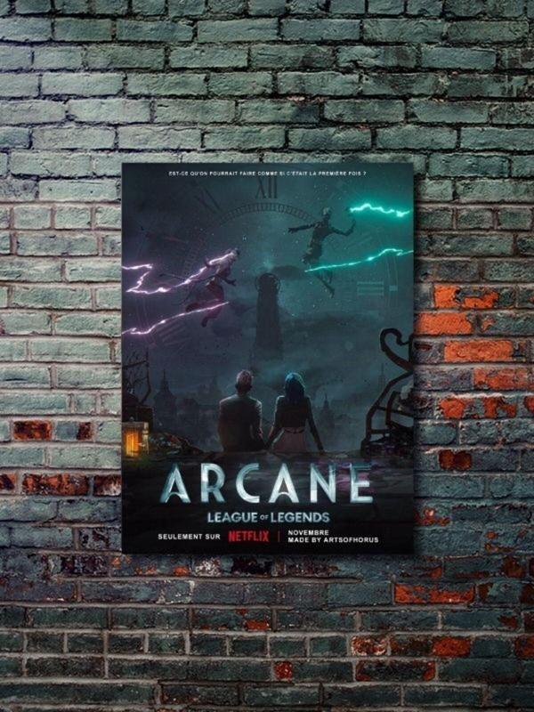 Znc Arcane - L.O.L - Oyun Posterleri, Özel Tasarım Kağıt Poster - Image 1