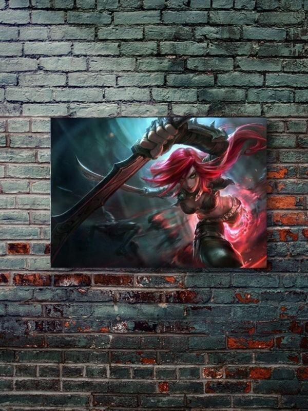 Znc Katarina - Oyun Posterleri, Özel Tasarım Kağıt Poster - Image 1