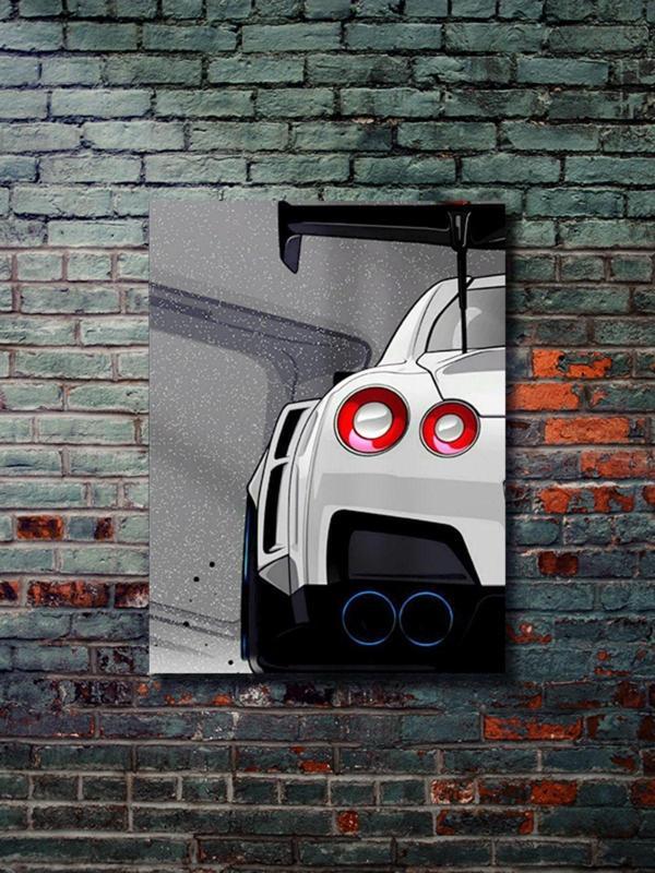 Znc Nissan Skyline Gtr35, Eşsiz Tasarım Otomobil Posterleri, Özel Tasarım Kağıt Poster - Image 1