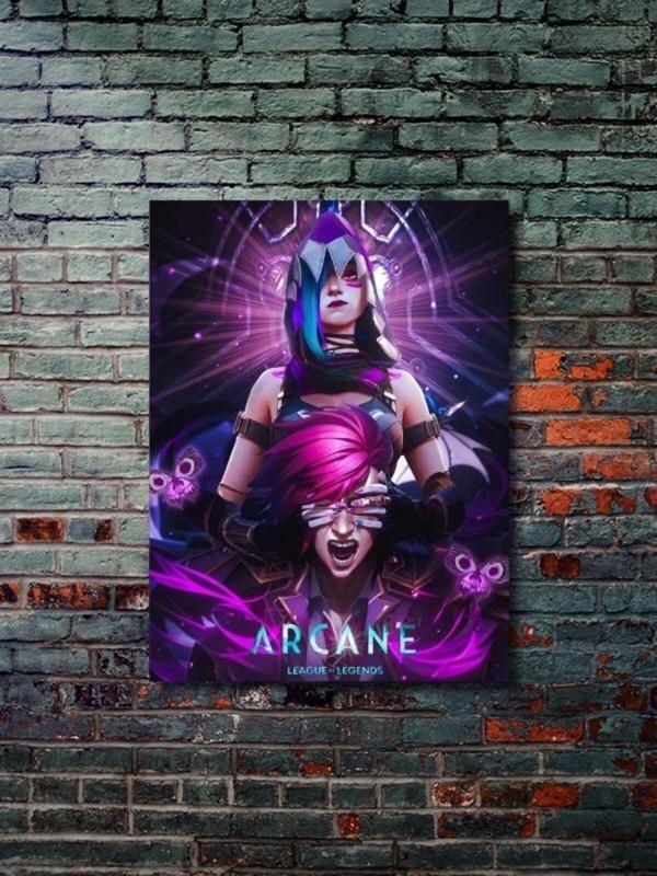 Znc Jinx - L.O.L - Oyun Posterleri, Özel Tasarım Kağıt Poster - Image 1
