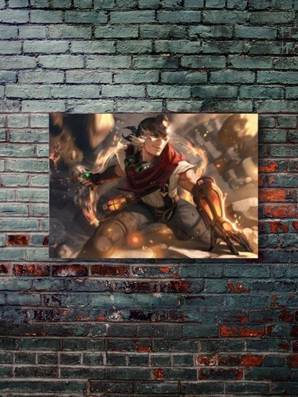 Znc Ezreal - Oyun Posterleri, Özel Tasarım Kağıt Poster - Image 1