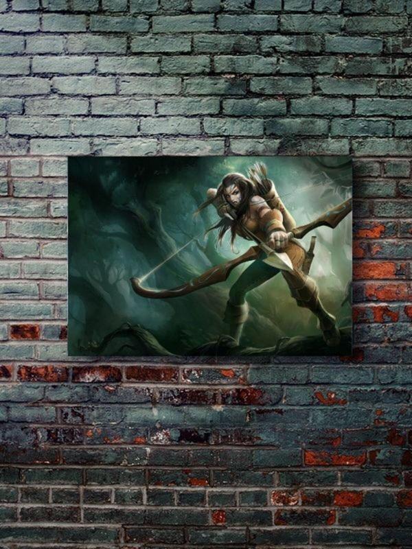 Znc Ashe - Oyun Posterleri, Özel Tasarım Kağıt Poster - Image 1
