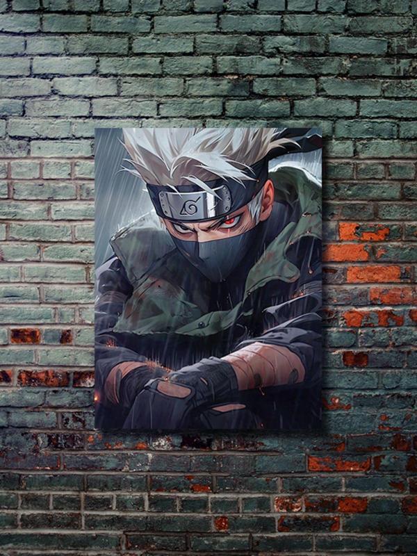 Znc Kakashi Hatake - Naruto - Anime Posterleri, Özel Tasarım Kağıt Poster, Duvar Sanatı - Image 1
