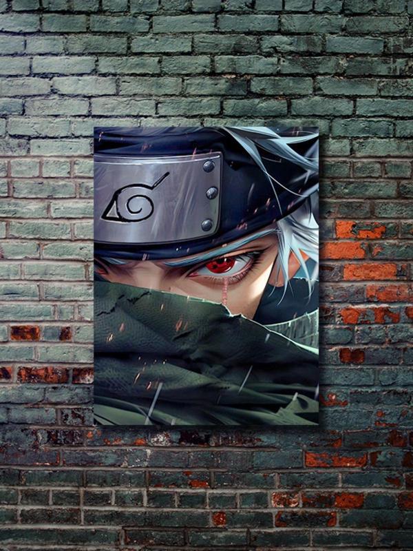 Znc Kakashi Hatake - Naruto - Anime Posterleri, Özel Tasarım Kağıt Poster, Duvar Sanatı - Image 1