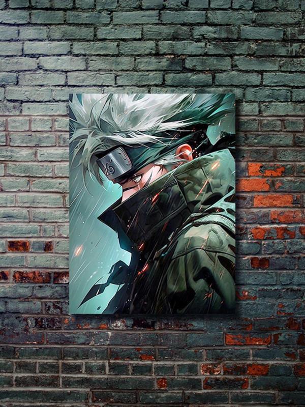 Znc Kakashi Hatake - Naruto - Anime Posterleri, Özel Tasarım Kağıt Poster, Duvar Sanatı - Image 1