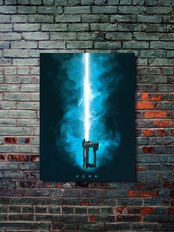 Znc Ezra, Starwars Işın Kılıcı Koleksiyon, Film Ve Karakter Özel Tasarım Poster Serisi - Image 1