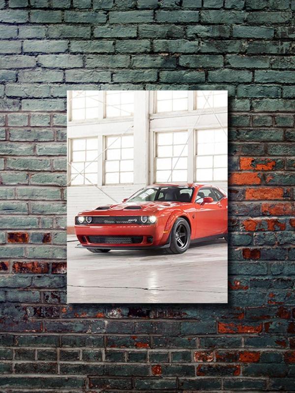 Znc Dodge Charger Srt, Eşsiz Tasarım Otomobil Posterleri, Özel Tasarım Kağıt Poster, Duvar Sanatı - Image 1
