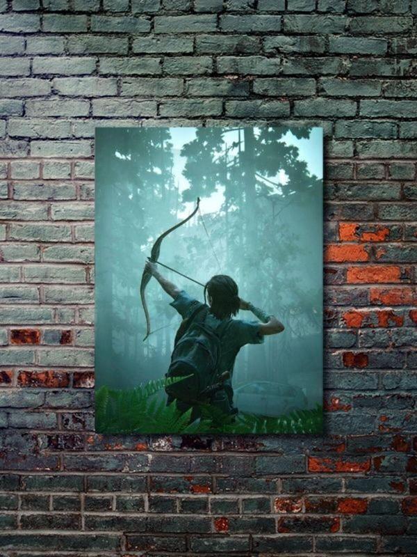 Znc Ellie, The Last Of Us, Eşsiz Tasarım Oyun, Karakter Posterleri, Özel Tasarım Kağıt Poster, - Image 1