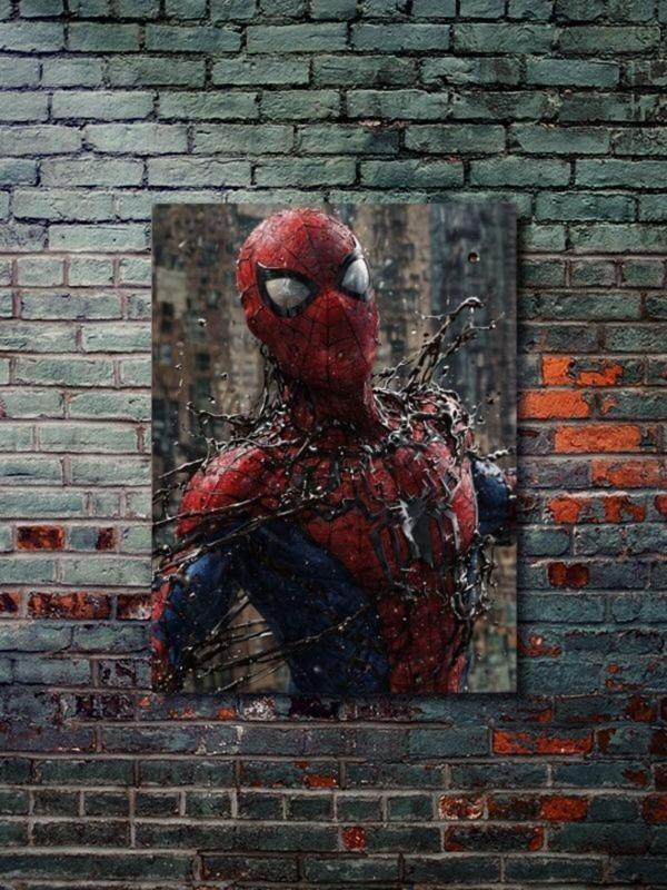 Znc Spiderman - Marvel - Film & Dizi Posterleri, Özel Tasarım Kağıt Poster, Duvar Sanatı - Image 1