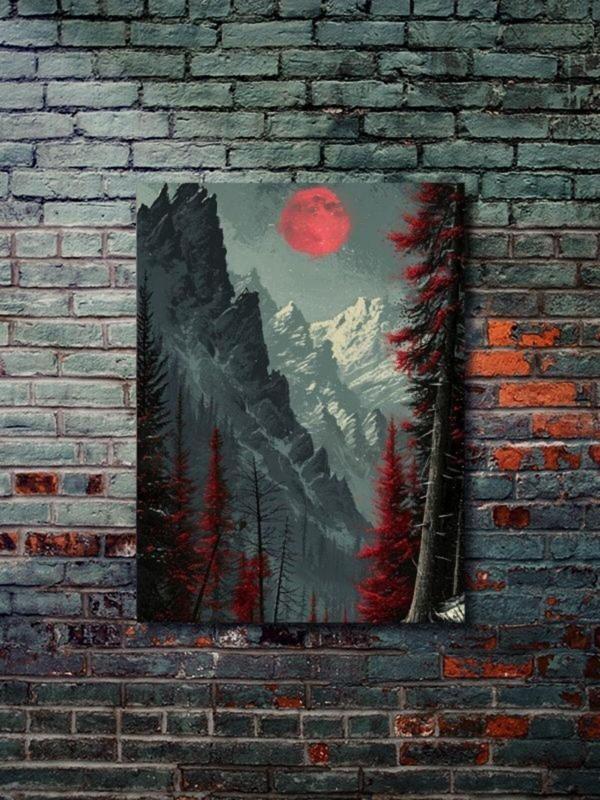 Znc Manzara, Doğa Temalı Poster, Özel Tasarım Kağıt Poster, Duvar Sanatı - Image 1