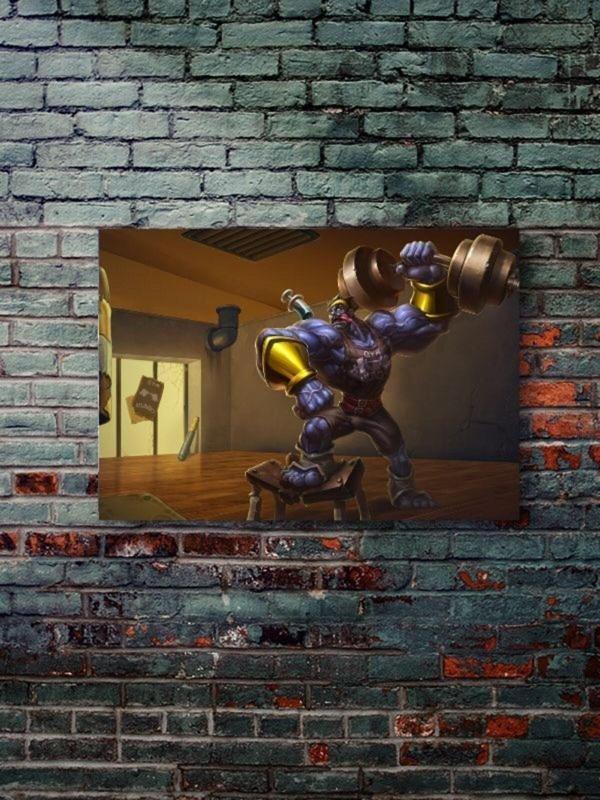 Znc Dr. Mundo - Oyun Posterleri, Özel Tasarım Kağıt Poster - Image 1