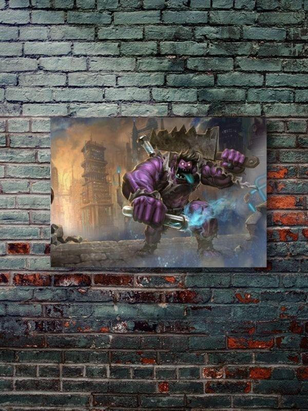 Znc Dr. Mundo - Oyun Posterleri, Özel Tasarım Kağıt Poster - Image 1