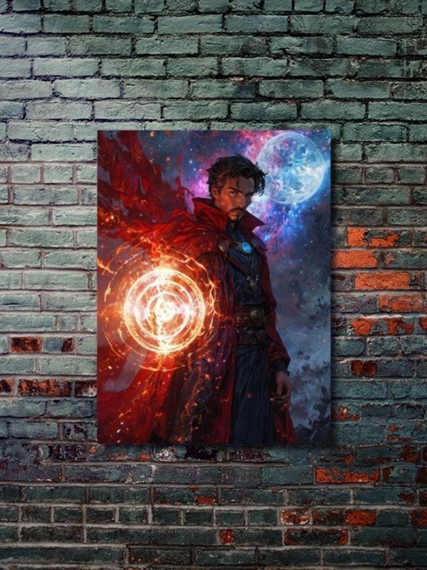 Znc Doctor Strange - Marvel - Dizi, Film Ve Karakter Özel Tasarım Poster Serisi, Eşsiz Tasarım, - Image 1