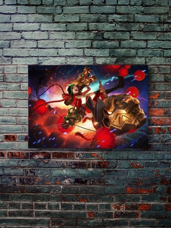 Znc Jinx - Oyun Posterleri, Özel Tasarım Kağıt Poster - Image 1