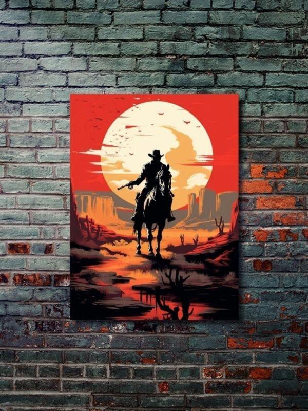 Znc Red Dead Redemption - Gaming Posterleri, Özel Tasarım Kağıt Poster, Duvar Sanatı - Image 1