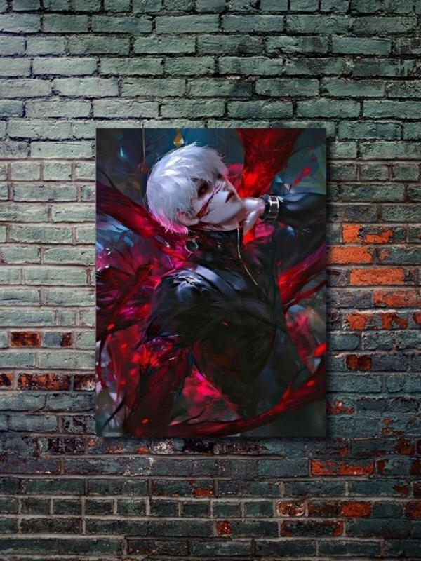 Znc Kaneki Ken - Tokyo Ghoul - Anime & Manga Posterleri, Özel Tasarım Kağıt Poster - Image 1