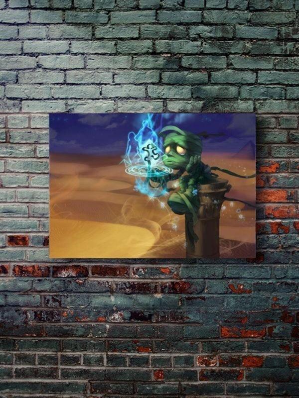 Znc Amumu - Oyun Posterleri, Özel Tasarım Kağıt Poster - Image 1