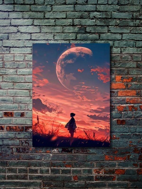 Znc Tanjiro - Demon Slayer - Anime & Manga Posterleri, Özel Tasarım Kağıt Poster - Image 1