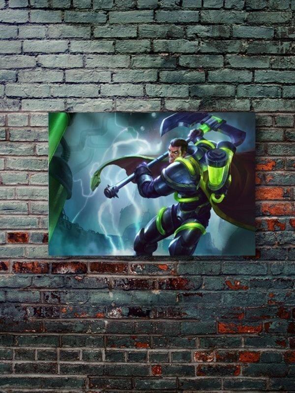 Znc Darius - Oyun Posterleri, Özel Tasarım Kağıt Poster - Image 1