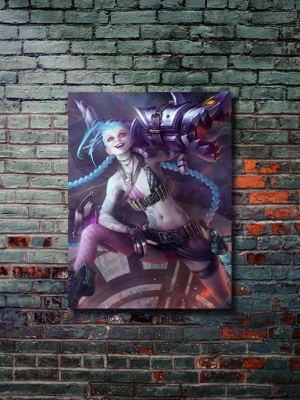 Znc Jinx - Oyun Posterleri, Özel Tasarım Kağıt Poster - Image 1