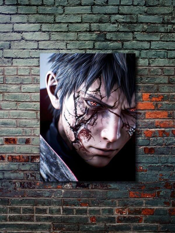 Znc Uchiha Obito - Naruto - Anime & Manga Posterleri, Özel Tasarım Kağıt Poster - Image 1