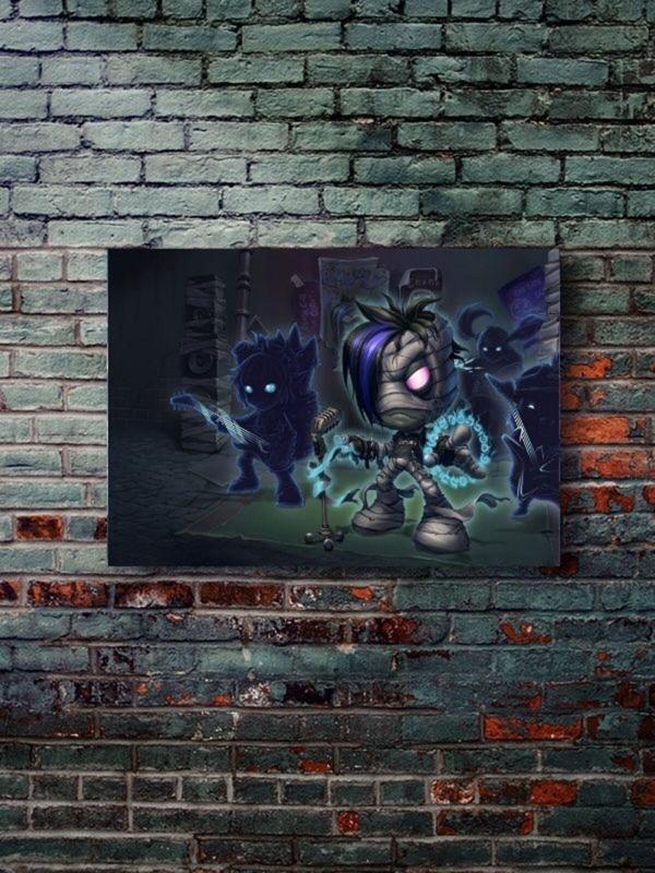 Znc Amumu - Oyun Posterleri, Özel Tasarım Kağıt Poster - Image 1