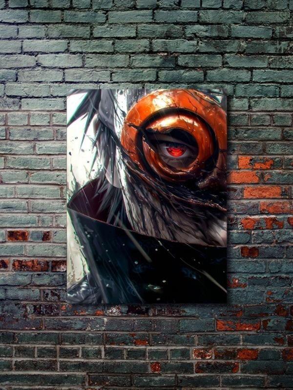 Znc Uchiha Obito - Naruto - Anime & Manga Posterleri, Özel Tasarım Kağıt Poster - Image 1
