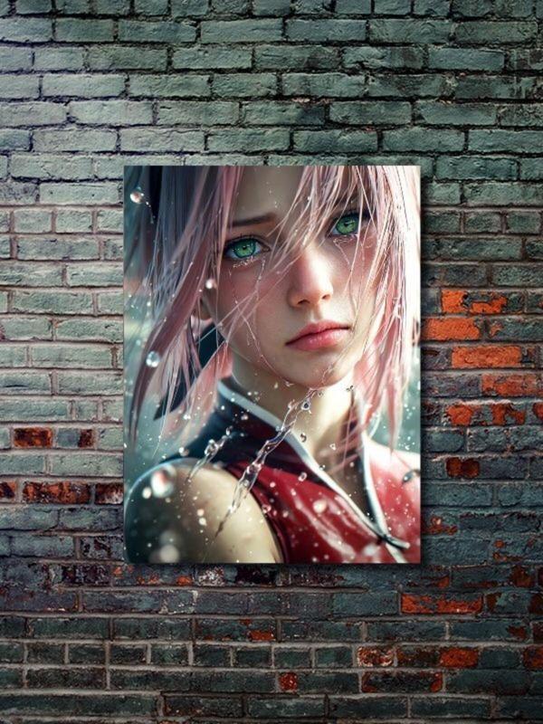 Znc Sakura - Naruto - Anime & Manga Posterleri, Özel Tasarım Kağıt Poster - Image 1