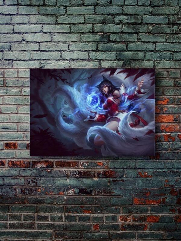 Znc Ahri - Gaming Posterleri, Özel Tasarım Kağıt Poster - Image 1